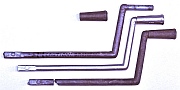 Obsolete Pot Metal Steel-Case Window Cranks were breaking but (with historical significance to Rancho Los Alamitos) were faithfully reproduced in &ldquo;unbreakable&rdquo; white bronze by Dwight H. Bennett.